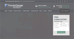 Desktop Screenshot of premiergarage.com